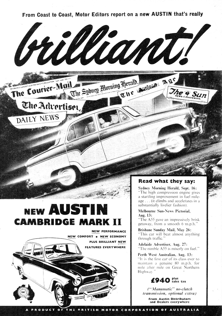 1958 Austin Cambridge Mark II Sedan